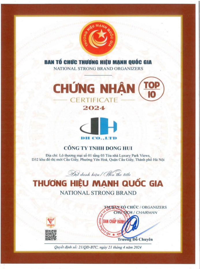 TOP 10 THƯƠNG HIỆU MẠNH QUỐC GIA